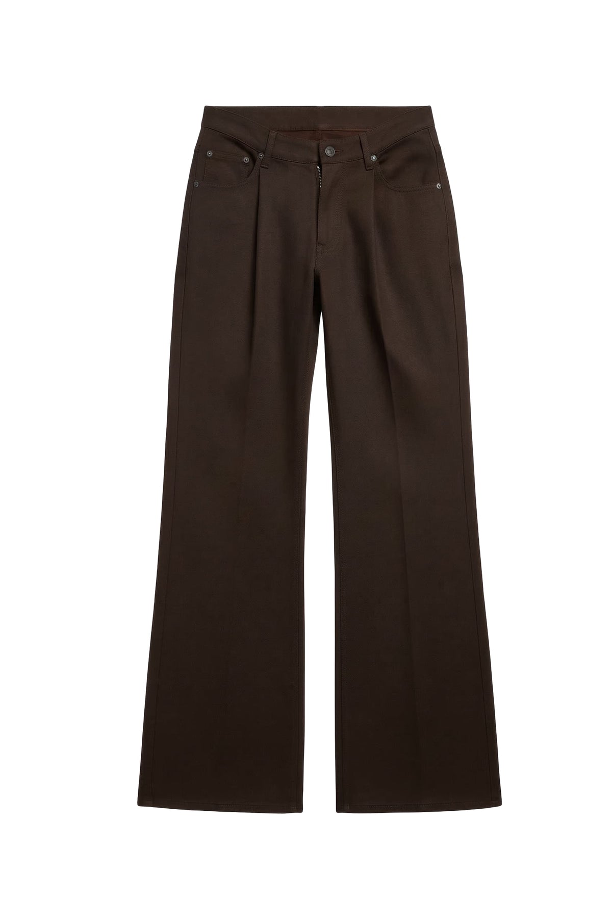 Black jeans on a light gray background