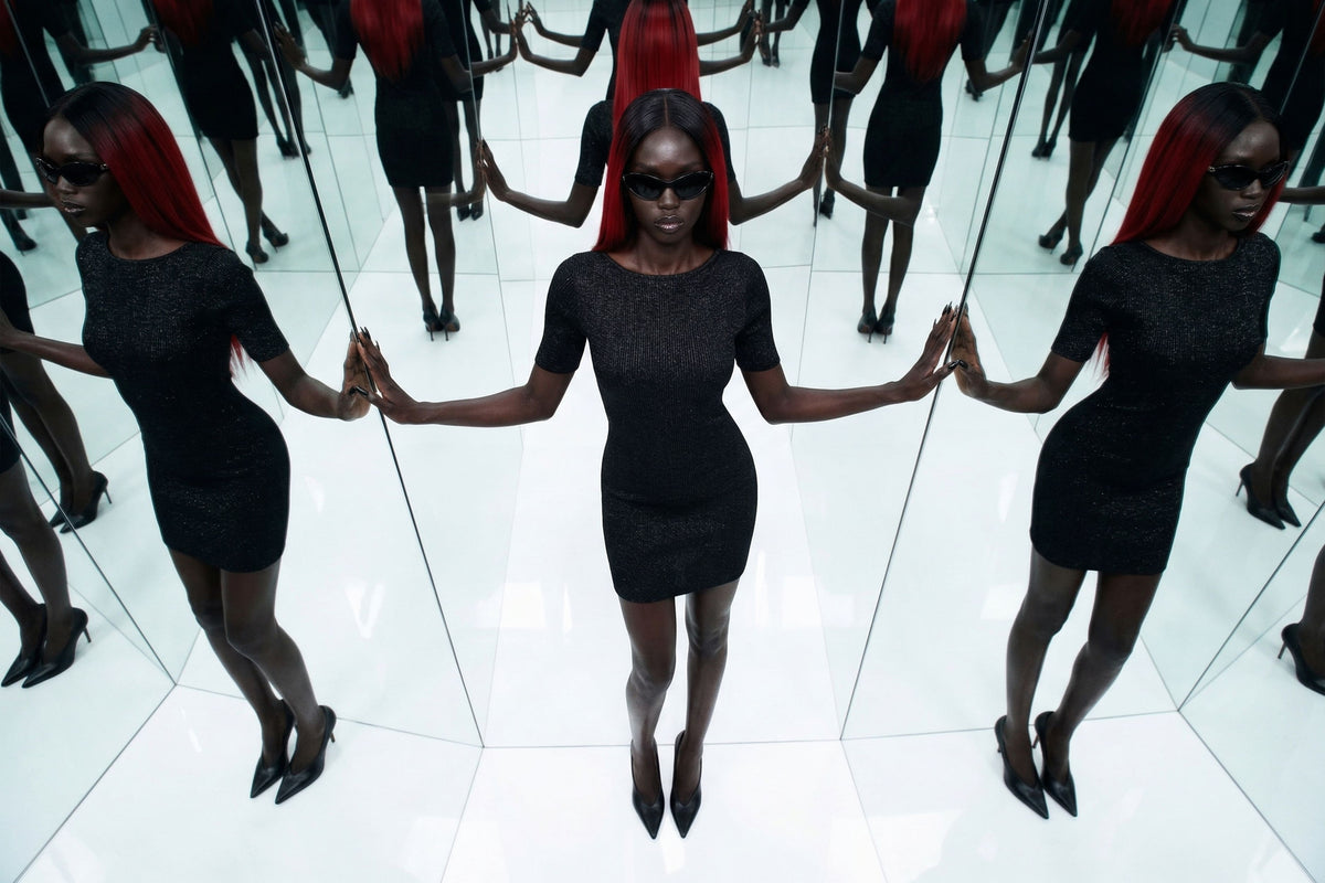 Volume landscape banner — 04-Mini dress Black banner 4v02